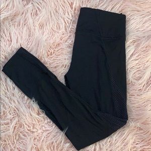 Black mesh leggings from Victoria’s Secret